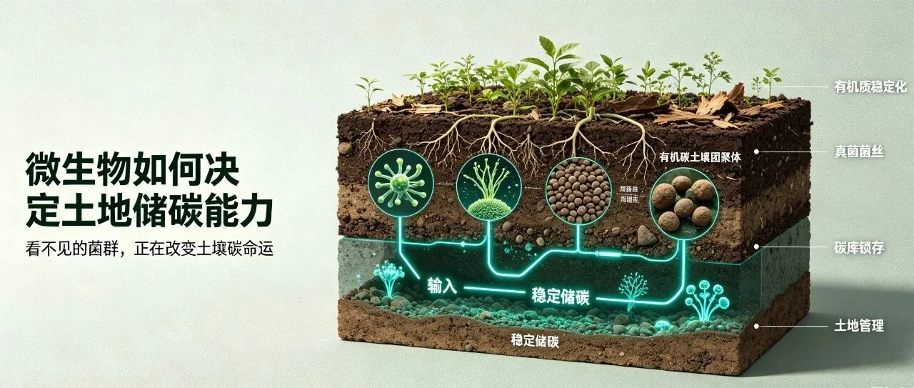 微生物如何决定土地 “储碳能力”